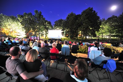 Open-Air-Kino im Bad